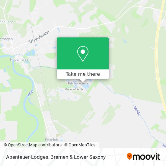 Abenteuer-Lodges map