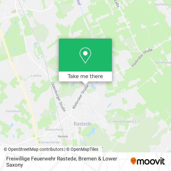 Карта Freiwillige Feuerwehr Rastede
