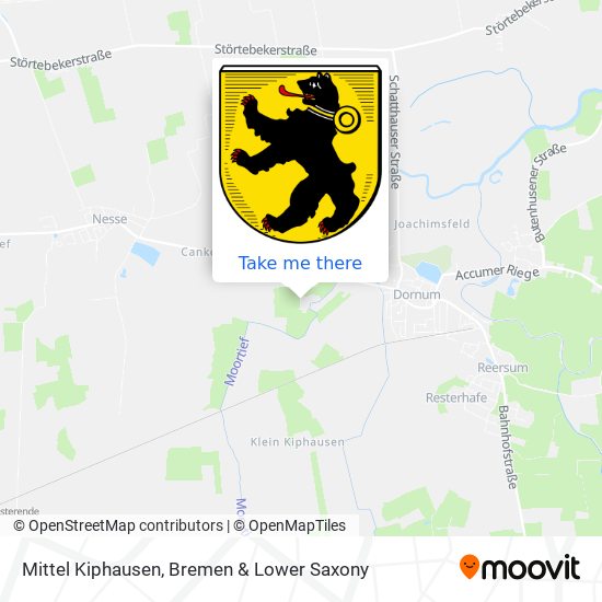Mittel Kiphausen map