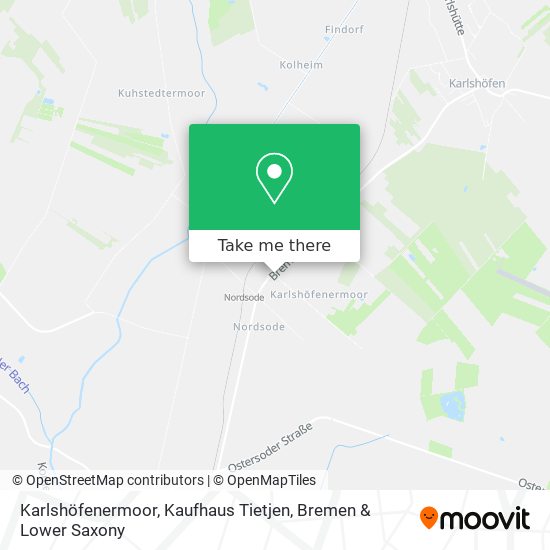 Karlshöfenermoor, Kaufhaus Tietjen map