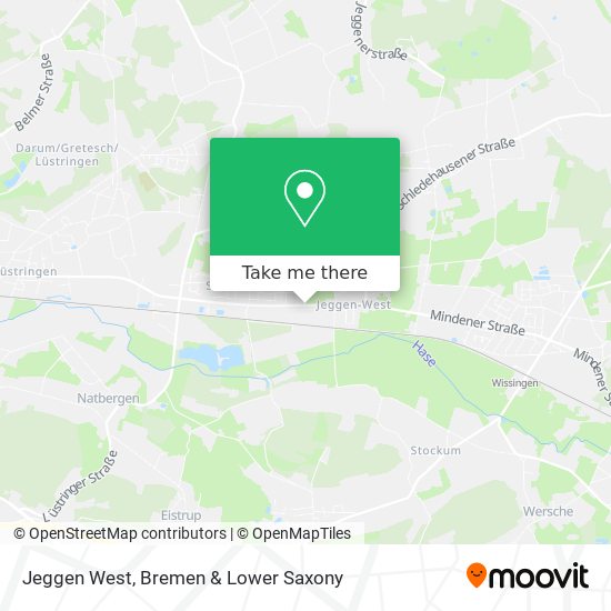 Jeggen West map