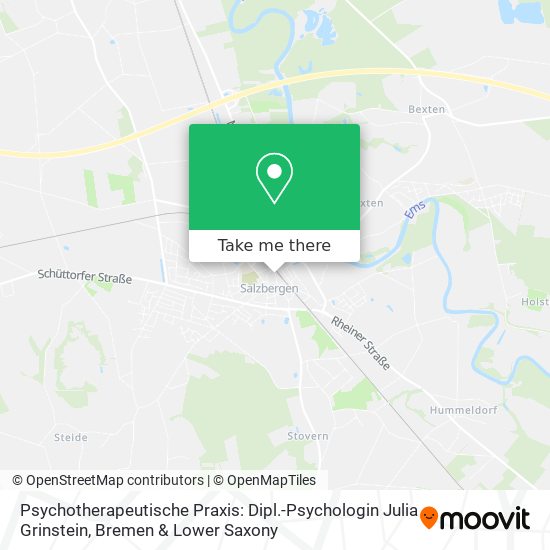 Psychotherapeutische Praxis: Dipl.-Psychologin Julia Grinstein map