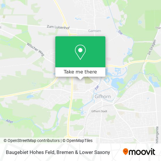 Baugebiet Hohes Feld map