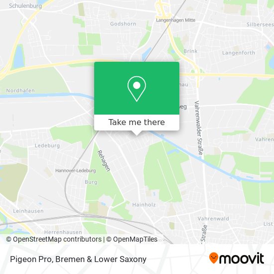 Pigeon Pro map