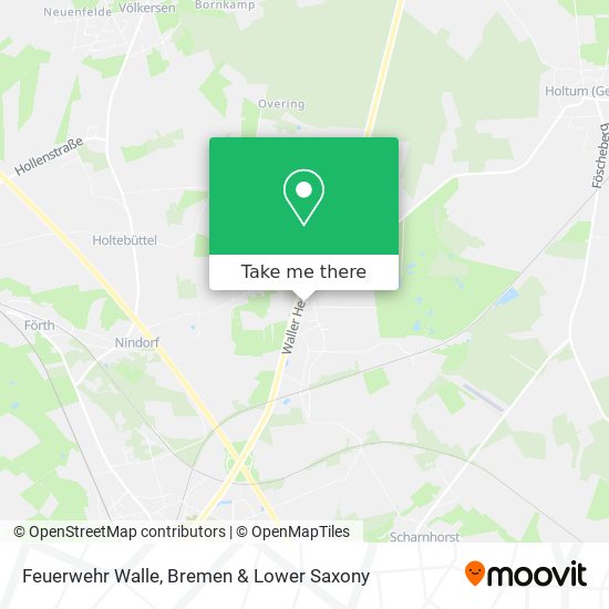 Feuerwehr Walle map