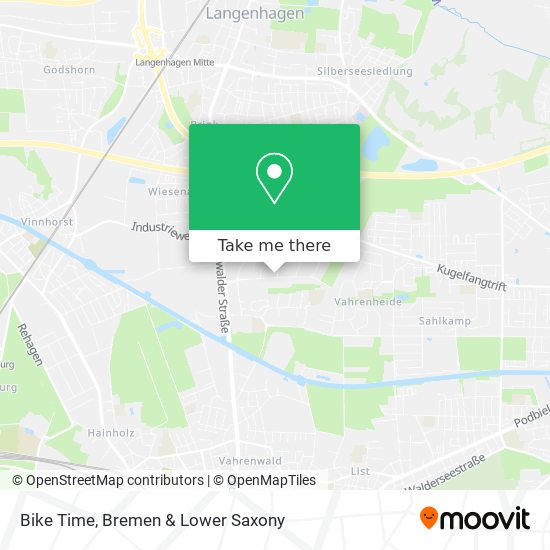 Bike Time map