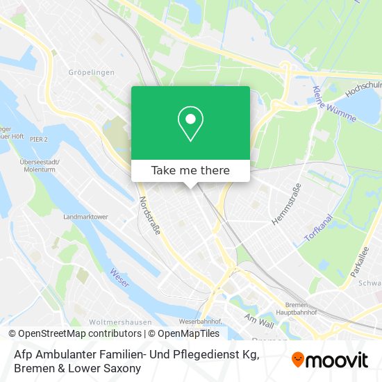 Afp Ambulanter Familien- Und Pflegedienst Kg map