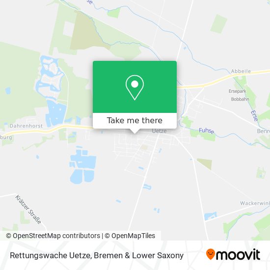 Rettungswache Uetze map