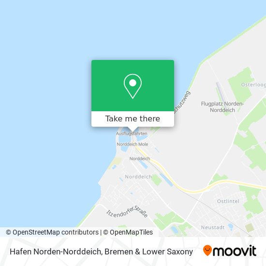 Hafen Norden-Norddeich map