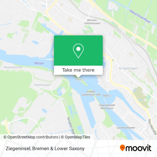 Ziegeninsel map