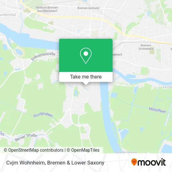 Cvjm Wohnheim map