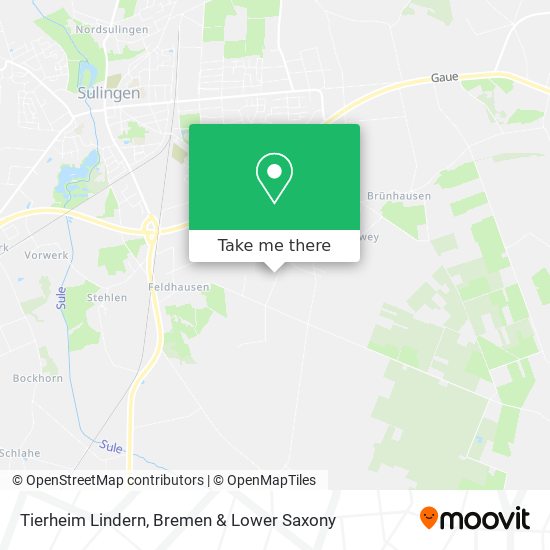 Tierheim Lindern map