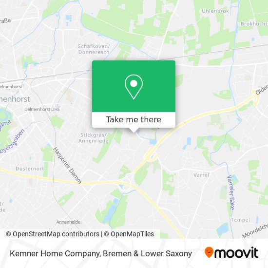 Kemner Home Company map