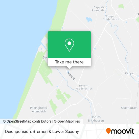 Deichpension map