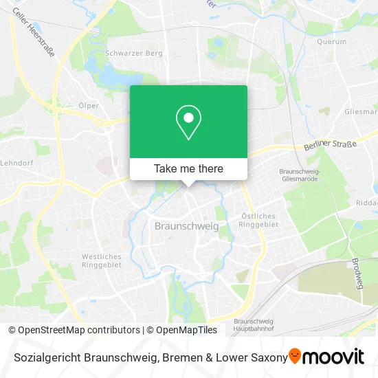 Карта Sozialgericht Braunschweig
