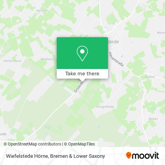 Wiefelstede Hörne map