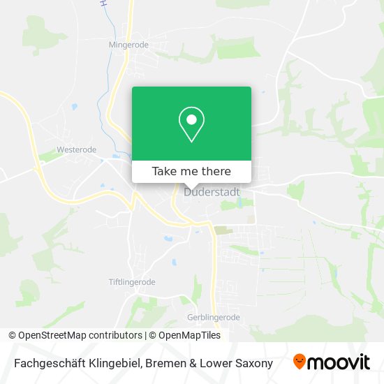 Fachgeschäft Klingebiel map