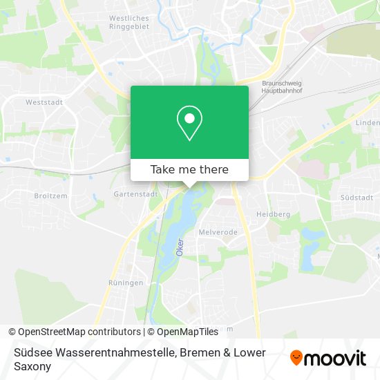 Südsee Wasserentnahmestelle map
