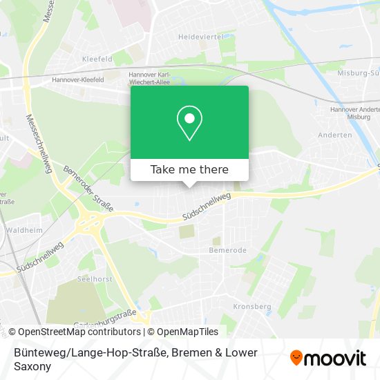 Bünteweg/Lange-Hop-Straße map