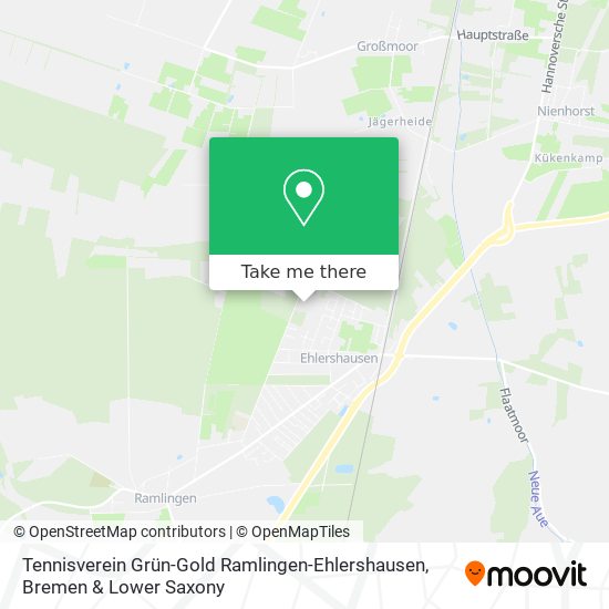 Tennisverein Grün-Gold Ramlingen-Ehlershausen map