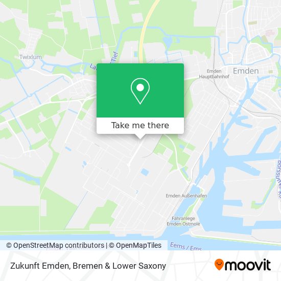 Zukunft Emden map