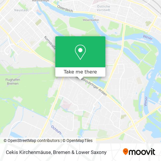 Cekis Kirchenmäuse map