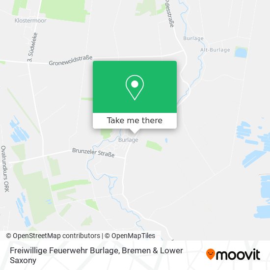 Freiwillige Feuerwehr Burlage map