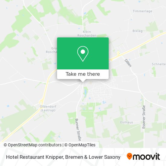 Hotel Restaurant Knipper map