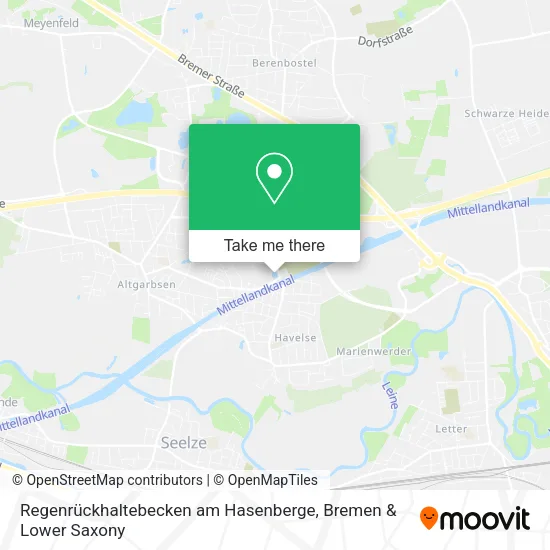 Regenrückhaltebecken am Hasenberge map