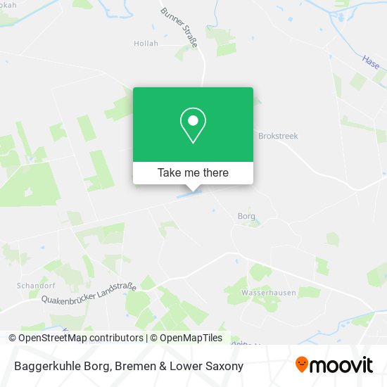 Baggerkuhle Borg map