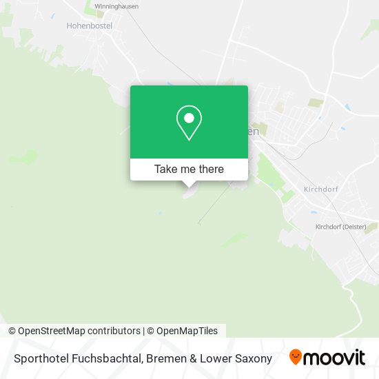 Sporthotel Fuchsbachtal map