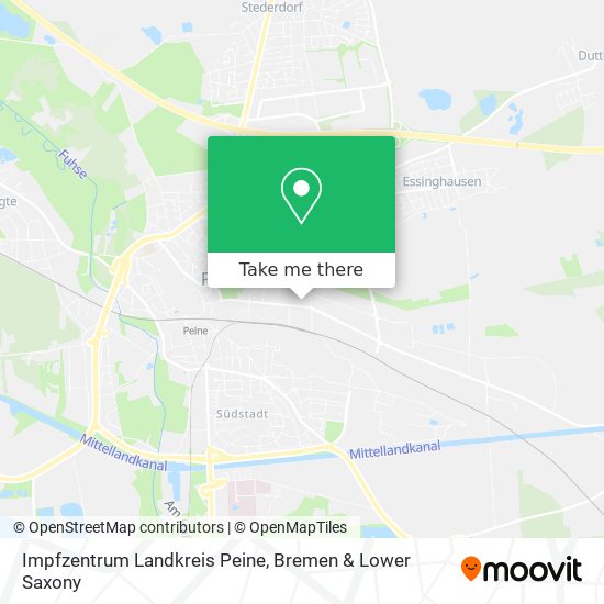 Impfzentrum Landkreis Peine map
