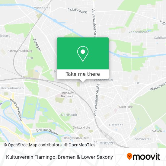 Kulturverein Flamingo map