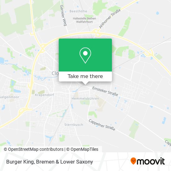 Burger King map