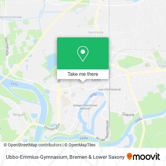Ubbo-Emmius-Gymnasium map