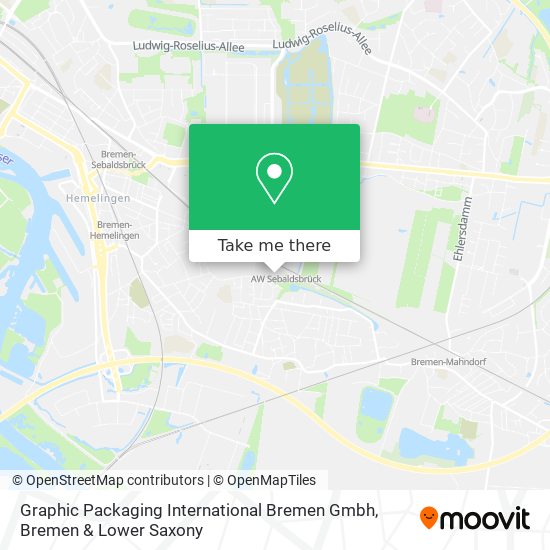 Graphic Packaging International Bremen Gmbh map