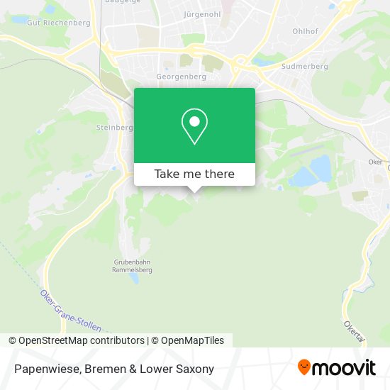 Papenwiese map