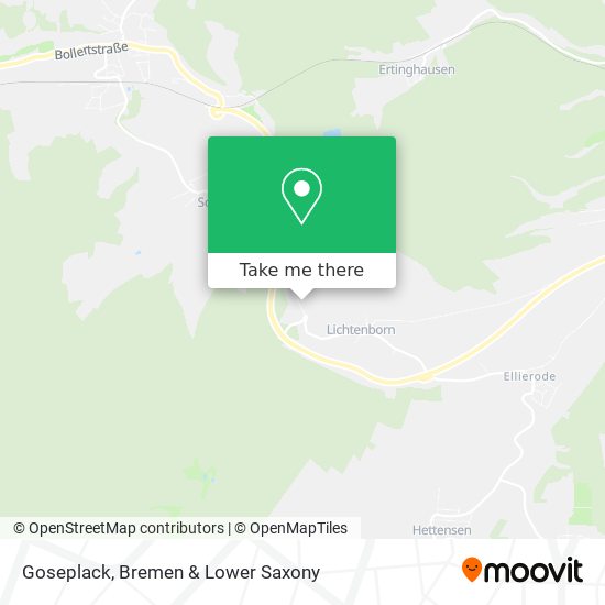 Goseplack map