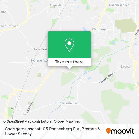 Sportgemeinschaft 05 Ronnenberg E.V. map