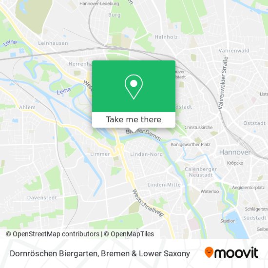 Dornröschen Biergarten map