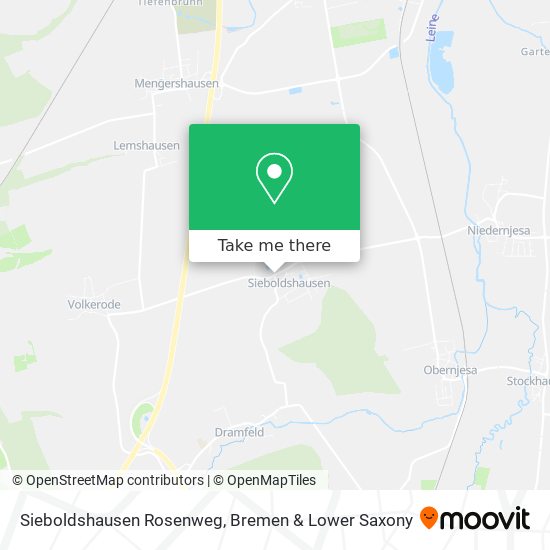 Sieboldshausen Rosenweg map