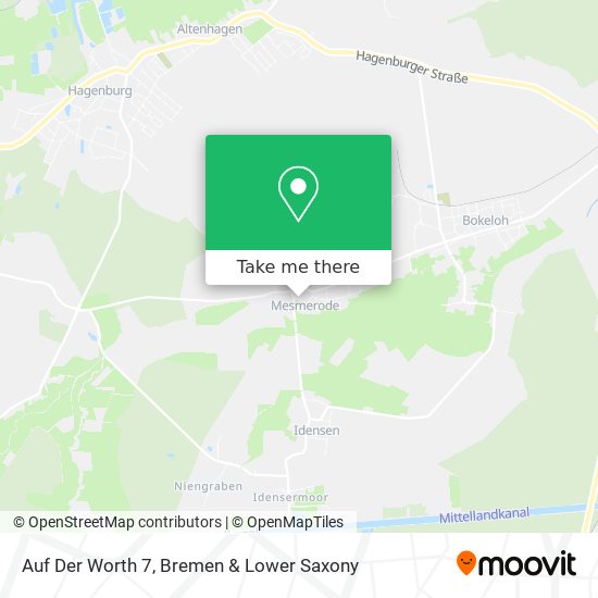 Auf Der Worth 7 map