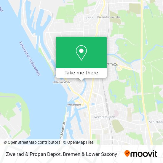Zweirad & Propan Depot map