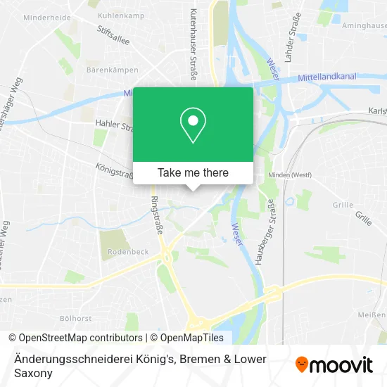 Карта Änderungsschneiderei König's
