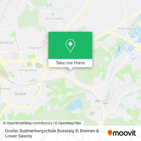 Goslar, Sudmerbergschule Bussteig B map