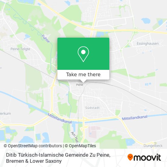Ditib Türkisch-Islamische Gemeinde Zu Peine map