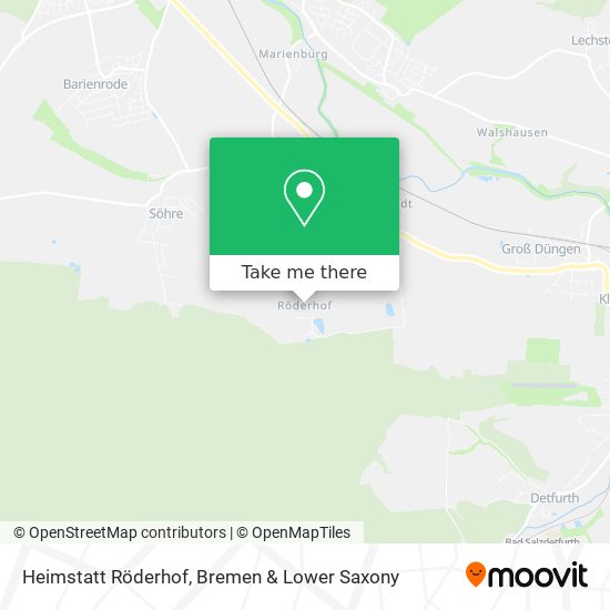 Heimstatt Röderhof map