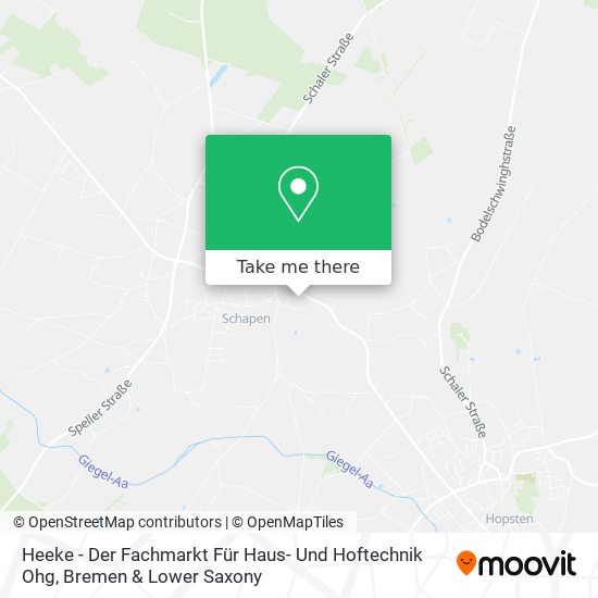 Heeke - Der Fachmarkt Für Haus- Und Hoftechnik Ohg map