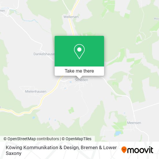 Köwing Kommunikation & Design map