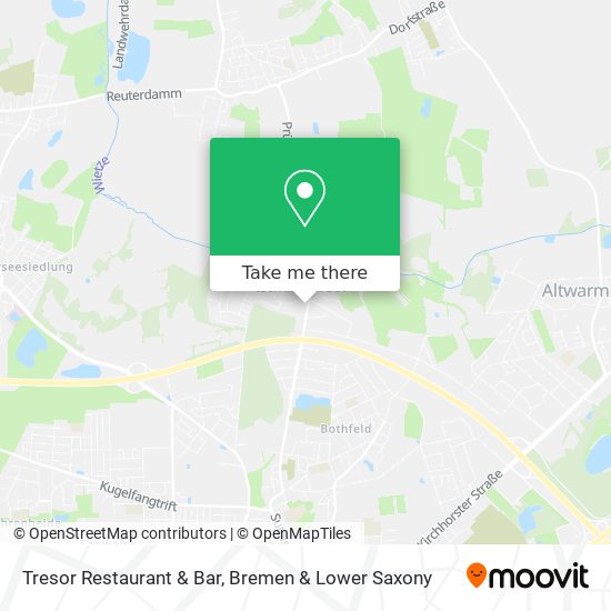 Tresor Restaurant & Bar map